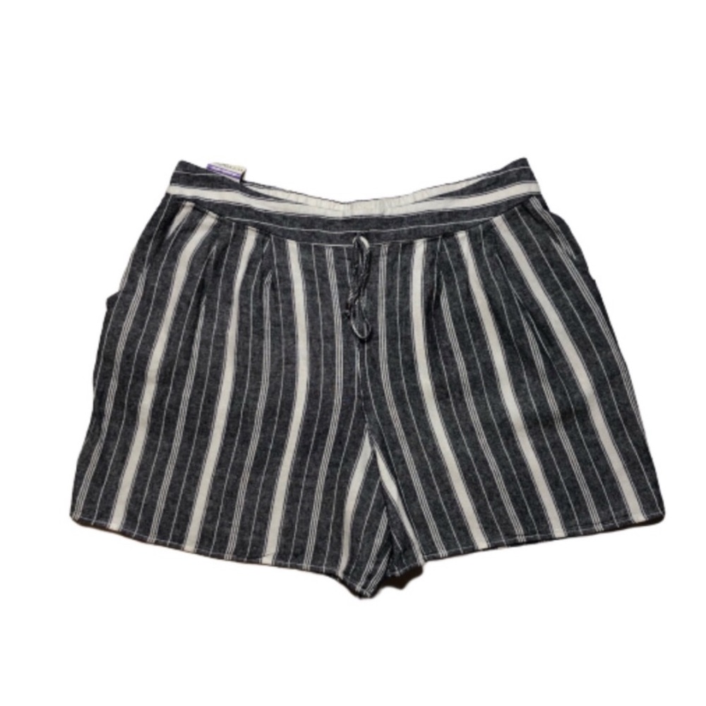 TERRA & SKY Striped Shorts Sz 1X